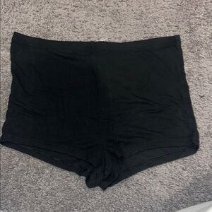 Women's Black Sleep Shorts